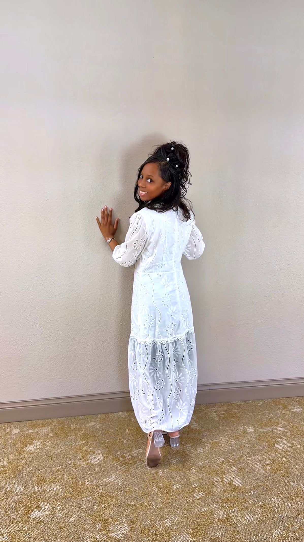 The Lily Eyelet Dress